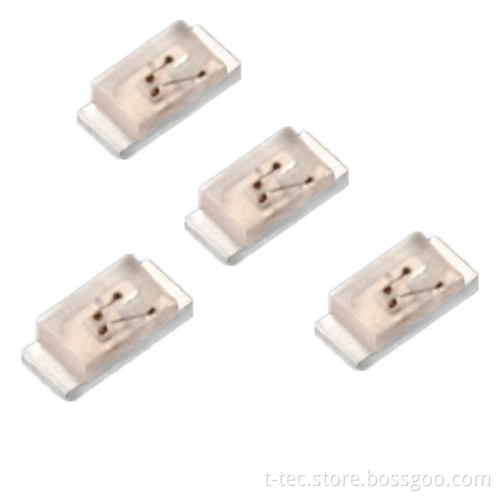 PLCC2 Package Sizes 0201 to 0805 Pure Green Surface Mount LEDs 500nm-550nm